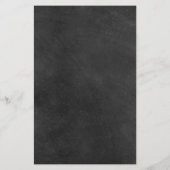 Chalkboard des Barberservice-Menüs der Goldschere Flyer (Hinten)