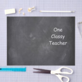 Chalkboard Design-Geschenk für klassische Lehrer Seidenpapier (Handwerk)