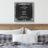 Chalkboard-Design mit Lao Tzu Inspiration Zitat Leinwanddruck (Insitu (Schlafzimmer))