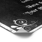 Chalkboard-Design mit Lao Tzu Inspiration Zitat Poster (Ecke)