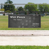 Chalkboard Dog Grooming Services Banner (Insitu)