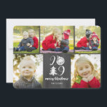 Chalkboard Doodle Weihnachten 2019 FotoCollage<br><div class="desc">Holen Sie sich "oohs and aahs" von Familie und Freunden in dieser Weihnachtszeit, wenn Sie dieses einzigartige Weihnachtskartendesign mit 5 Fotos und einem Chalkboard-Hintergrund mit whimsical Typografie und doodle Icons, die den Text "2019" bilden senden! Kontaktieren Sie uns, wenn Sie dieses Design für Ihre spezifische Anzahl von Fotos modifiziert haben...</div>