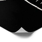 Chalkboard Doodles 50 Jahre Personalisiert Poster (Ecke)