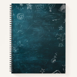 Chalkboard Doodles Notebook Notizblock