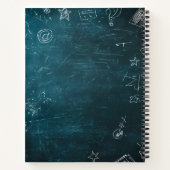 Chalkboard Doodles Notebook Notizblock (Rückseite)