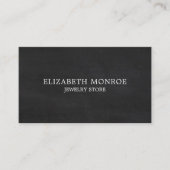 Chalkboard-Effekt, Juwelier Visitenkarte (Vorderseite)