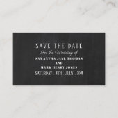Chalkboard-Effekt, Save the Date Begleitkarte (Vorderseite)