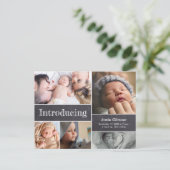 Chalkboard - Einführung in die Fotosammlung für Ne Ankündigungspostkarte (Stehend Vorderseite)