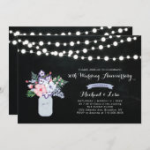 Chalkboard Einladung zum 30. Hochzeitstag (Vorne/Hinten)