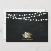 Chalkboard Einladung zum 50. Hochzeitstag (Rückseite)