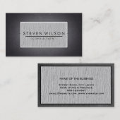 Chalkboard Elegant Beruflich Moderne Wäsche Visitenkarte (Vorne/Hinten)