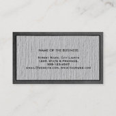 Chalkboard Elegant Beruflich Moderne Wäsche Visitenkarte (Rückseite)