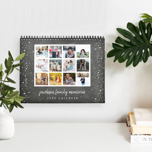 Chalkboard-Erinnerungen   Custom Capture Foto Coll Kalender