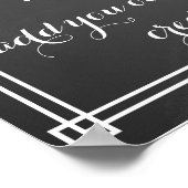 Chalkboard Erstellen Sie Ihr eigenes Plakat (Ecke)