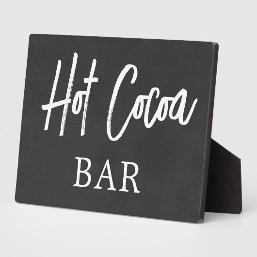Chalkboard (faux) Wedding Favors sign Tabletop  Fotoplatte (Seite)