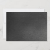 Chalkboard Foto Abschluss Einladung (Rückseite)