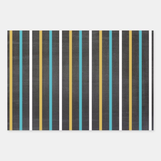 Chalkboard Foto Collage Name Jahr Graduate Geschenkpapier Set (Vorderseite 3)