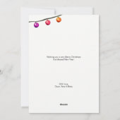 Chalkboard Foto Weihnachten Schwangerschaft Ankünd (Rückseite)