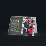 Chalkboard Foto Weihnachtskarte Feiertagskarte<br><div class="desc">Chalkboard Foto Weihnachtskarte</div>