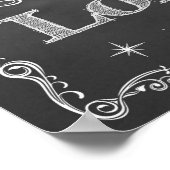 Chalkboard - Freude an der Welt Poster (Ecke)