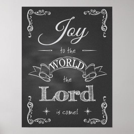 Chalkboard - Freude an der Welt Poster (Vorne)