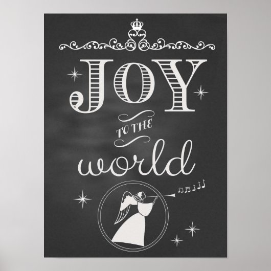 Chalkboard - Freude an der Welt Poster (Vorne)