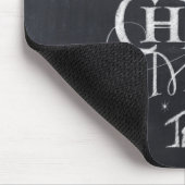 Chalkboard Frohe Weihnachten Christliche Geburt Mousepad (Ecke)