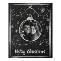 Chalkboard Frohe Weihnachts-Foto Rahmen