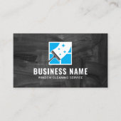 Chalkboard für berufliche Fensterreinigung Visitenkarte (Vorderseite)