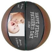 Chalkboard für den ersten Vatertag - kundenspezifi Basketball (Vertikal)
