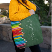 Chalkboard für niedliche Lehrer Personalisiert Tasche