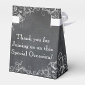 Chalkboard Gay Lesbian Hochzeitstag Liebhaber Geschenkschachtel (Rückseite)