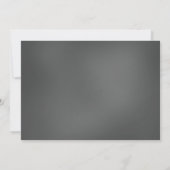 Chalkboard Gender Reveal Baby Shower Einladungen (Rückseite)