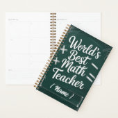 Chalkboard-Geschenk für den besten Lehrer der Welt Planer (Anzeige)