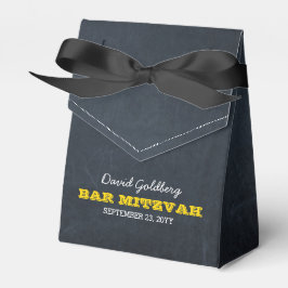 Chalkboard Gold Bar Mitzvah Gevor Box Geschenkschachtel