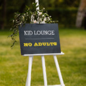 Chalkboard Gold Event Sign Poster