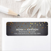 Chalkboard Gold Glitzer Sparkle Confetti Dots (Insitu)