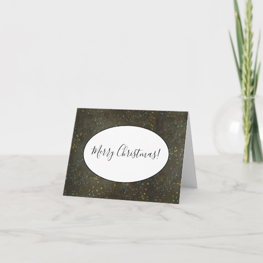 Chalkboard Gold Silver Stars Constellation Sky (Vorderseite)