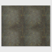 Chalkboard Gold Silver Stars Constellation Sky Geschenkpapier (Flach)
