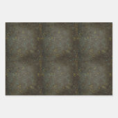 Chalkboard Gold Silver Stars Constellation Sky Geschenkpapier Set (Vorderseite 2)