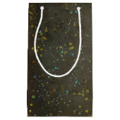 Chalkboard Gold Silver Stars Constellation Sky Kleine Geschenktüte (Vorderseite)