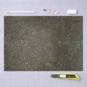 Chalkboard Gold Silver Stars Constellation Sky Seidenpapier (Handwerk)