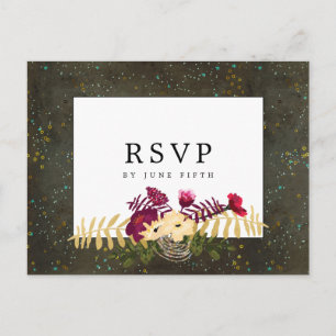 Chalkboard Gold Silver Stars Constellation UAWG Postkarte