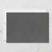 Chalkboard Gold String Lights Brautparty Einladung (Rückseite)