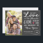 Chalkboard Gottes Liebe Fotokarte Feiertagskarte<br><div class="desc">Chalkboard Gottes Liebe Urlaub Fotokarte von Orabella Prints. Bitte ersetzen Sie das Vorlagenbild vor dem Kauf durch ein eigenes Foto.</div>