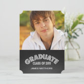 CHALKBOARD GRAD 2015 | EINLADUNG DER ABBILDUNGSPAR (Stehend Vorderseite)