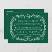 Chalkboard Graduation Party Postkarte (Vorne/Hinten)