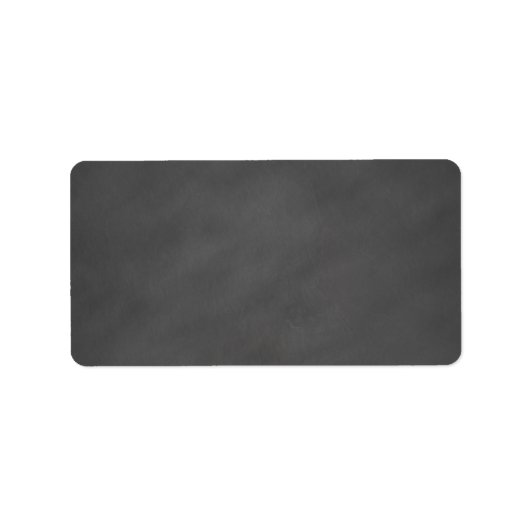 Chalkboard Grau Hintergrund Graue Chalk Board Schw Adressaufkleber (Vorne)
