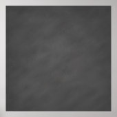 Chalkboard Grau Hintergrund Graue Chalk Board Schw Poster (Vorne)