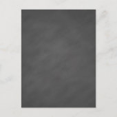 Chalkboard Grau Hintergrund Graue Chalk Board Schw Postkarte (Vorderseite)